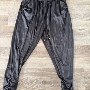 Ariella Charcoal Satin Pants